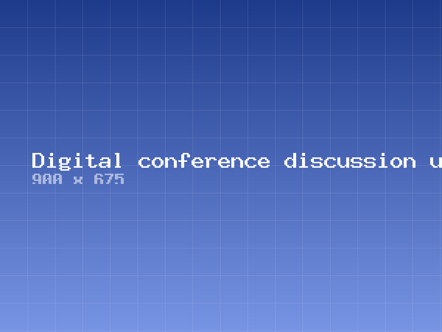 Digital conference discussion unit