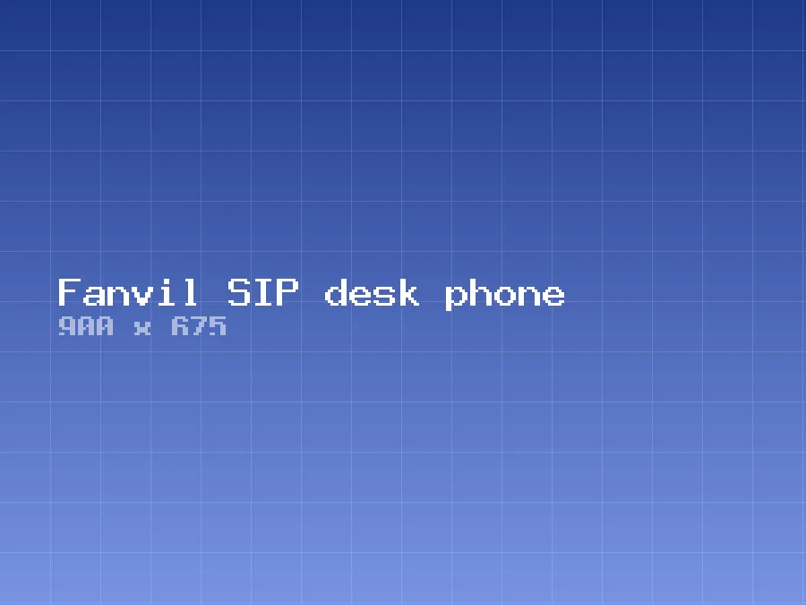 Fanvil SIP desk phone
