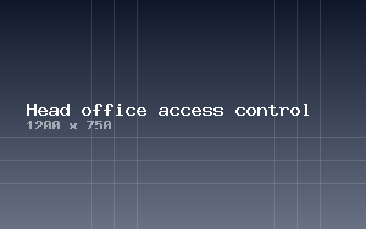 Head office access control
