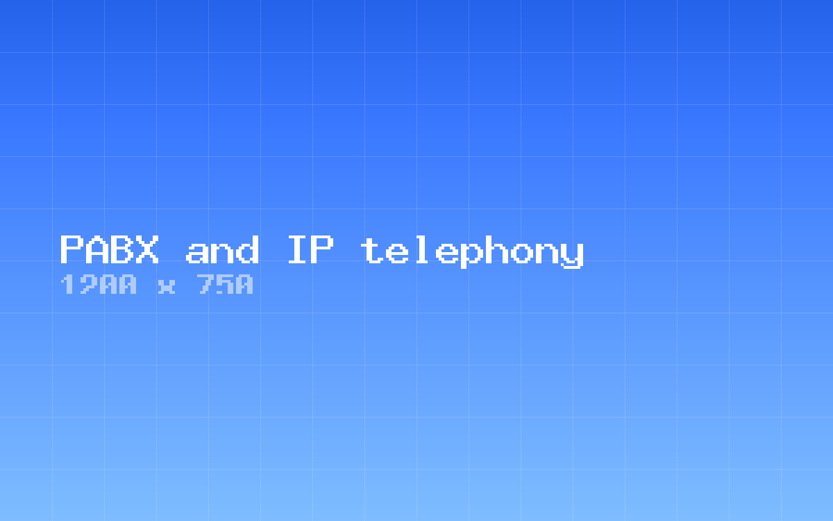 PABX and IP telephony
