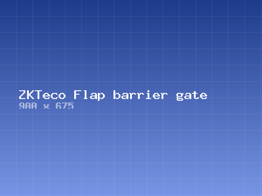 ZKTeco Flap barrier gate